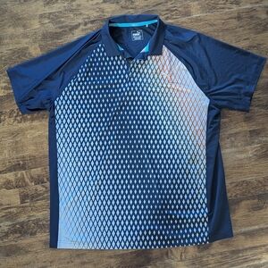 Puma Men's‎ XXL Navy and White Polo Shirt